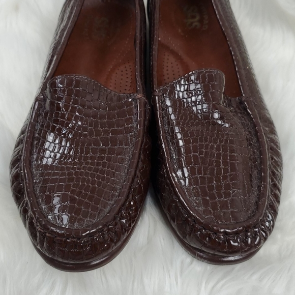 Tripad SAS leather slip on shoes brown women size 9M - Picture 5 of 9
